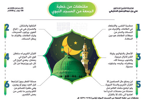 جموع المصلين يؤدون صلاة الجمعة بالمسجد النبوي 