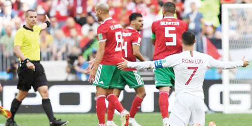  من لقاء المغرب والبرتغال