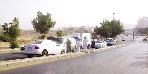 الحد من الحوادث المرورية بطريق (الشيحية ـ الفويلق) 