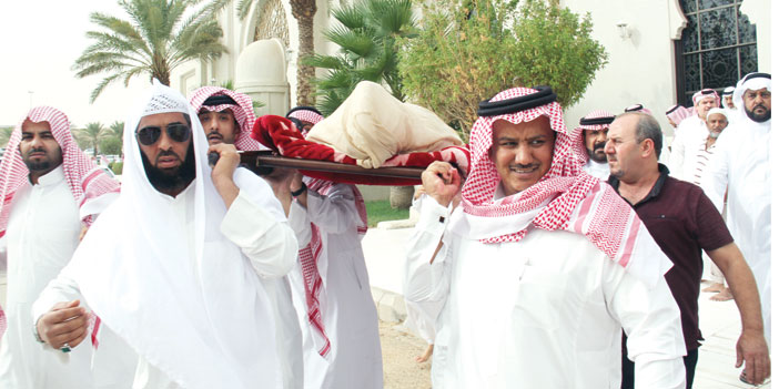  الزميل عبدالرحمن المصيبيح يوارى الثرى بعد عصر يوم أمس