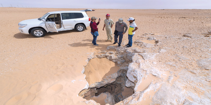  الكهوف المسماة بالدحو أكثر أنواع الكهوف انتشارًا في المملكة