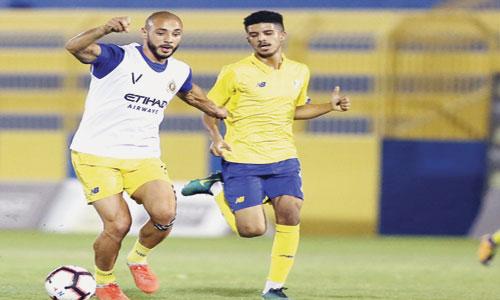  أمرابط في تدريب النصر