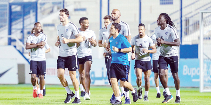  من تدريب الهلال أمس