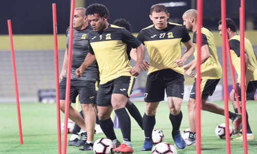  لاعبو الاتحاد واللعب بشعار الفوز فقط