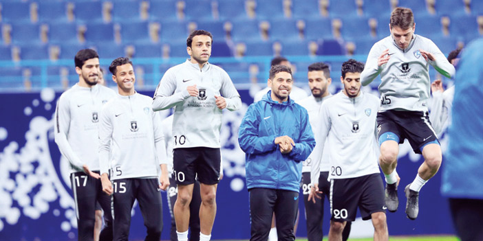  من مران الهلال امس