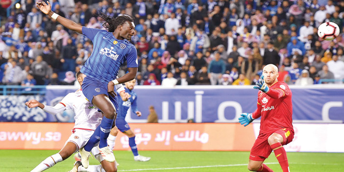  جماهير الهلال في مباراة القادسية