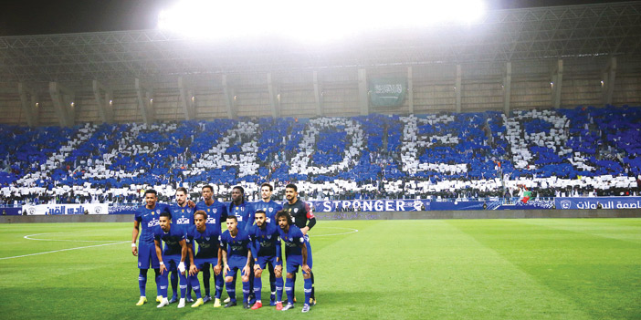  تيفو الهلال في لقاء الفيصلي يوم أمس الأول