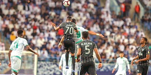  من لقاء الأهلي والهلال في كأس زايد