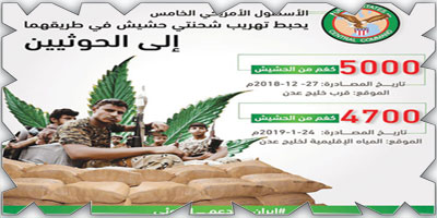 إيران تدعم الحوثي بالحشيش 