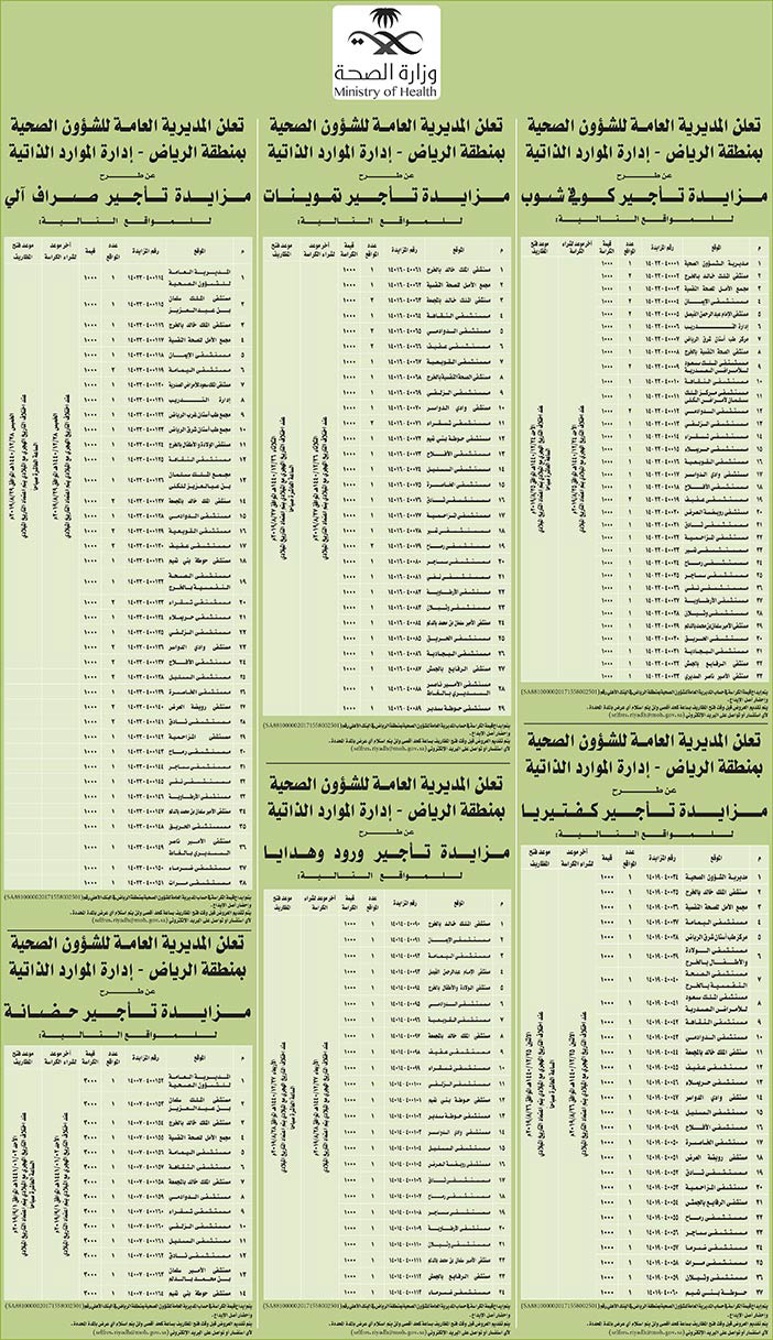 مناقصات حكومية (بناء - استئجار - هدم - نقل - صيانة - تشغيل - شراء – بيع) 