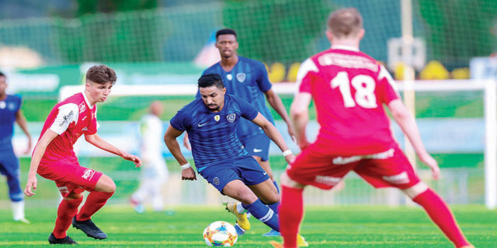  من مباراة الهلال التجريبية الأولى