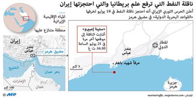 مباحثات بريطانية - فرنسية - ألمانية بشأن ناقلة النفط المحتجزة في إيران 