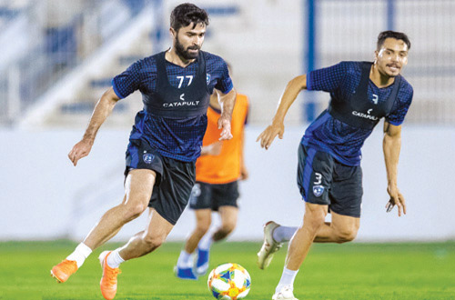  جانب من تدريبات الهلال