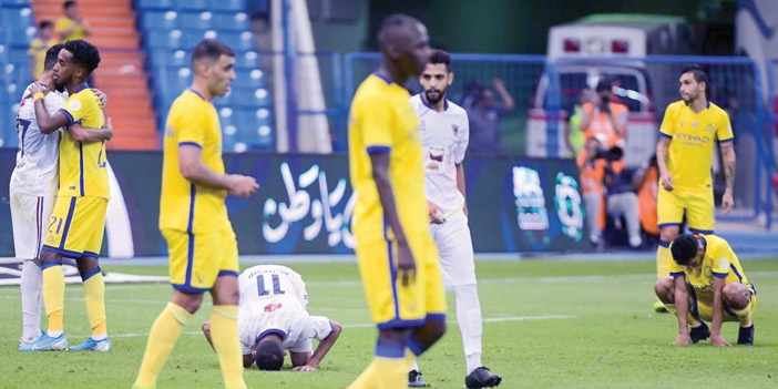  من مباراة النصر والحزم