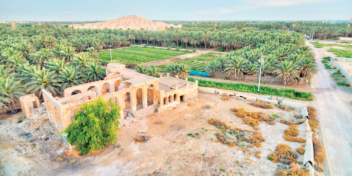  مبانٍ تاريخية في واحات النخيل بالأحساء