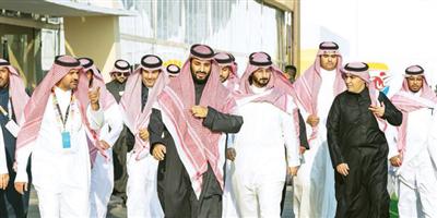 محمد بن سلمان يزيد من بهجة «معرض الرياض للسيارات» 