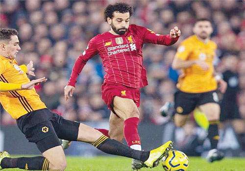  محمد صلاح أمام وولفرهامبتون