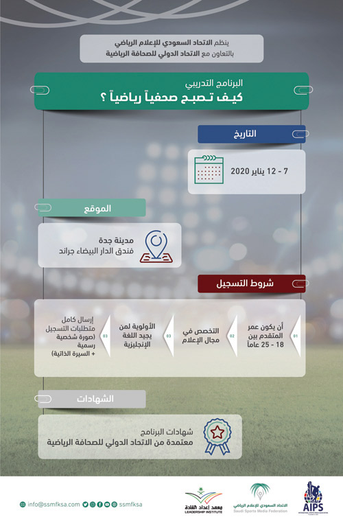 بالتعاون مع الاتحاد الدولي للصحافة الرياضية 