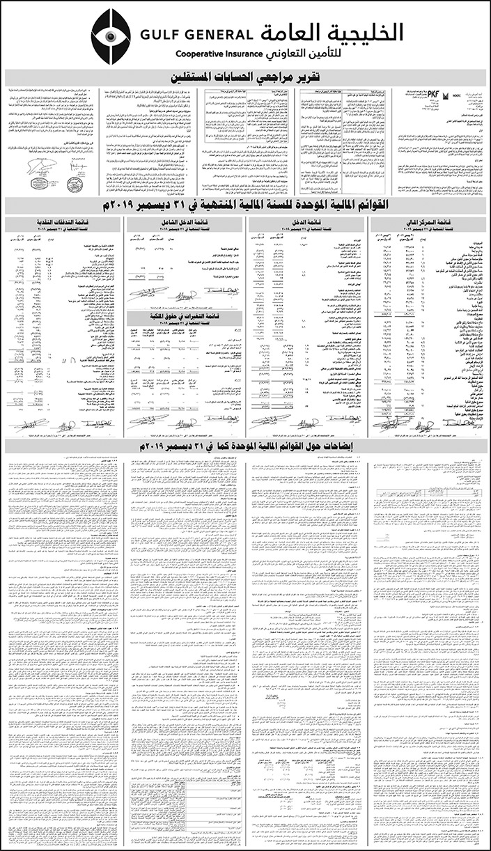 ميزانية الخليجية العامة 