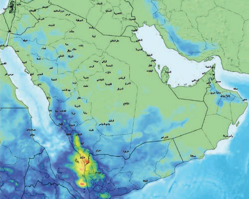 الحالة الممطرة مستمرة.. وذروتها الليلة 