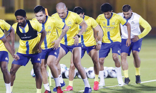  من تدريبات النصر الماضية