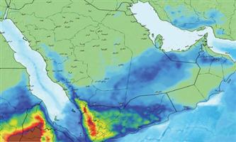 حالة جوية ممطرة على معظم المناطق 