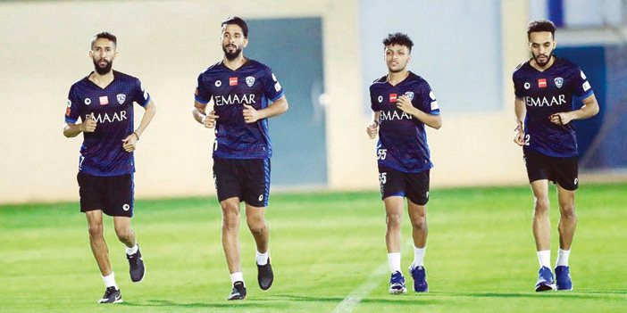  جانب من تدريبات الهلال