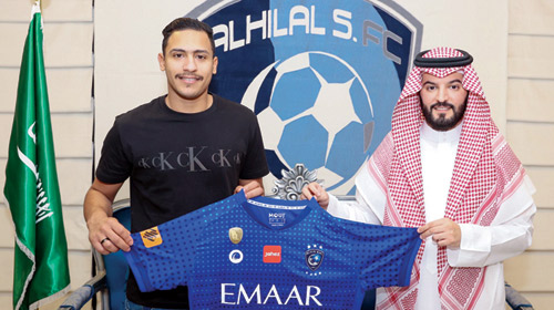  رئيس الهلال والوطيان يحملان القميص الأزرق