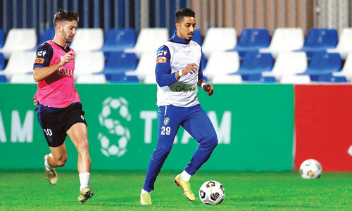  من مران الهلال أمس