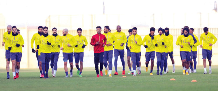  من تدريب النصر