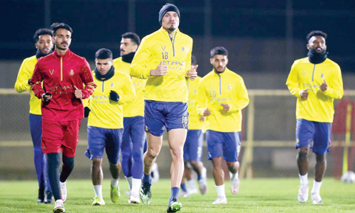  جانب من تدريبات النصر