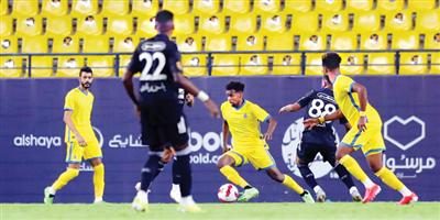 ودية النصر والفيصلي تنتهي بالتعادل 