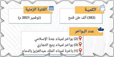 «الحبوب» تنتهي من ترسية الدفعة الخامسة من القمح المستورد هذا العام 