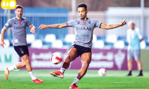  من تدريب الهلال أمس