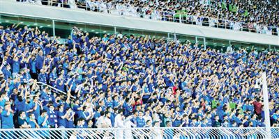 مدرجات مرسول بارك مناصفة بين جماهير الهلال والنصر 