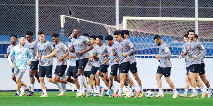  من تدريبات الهلال أمس