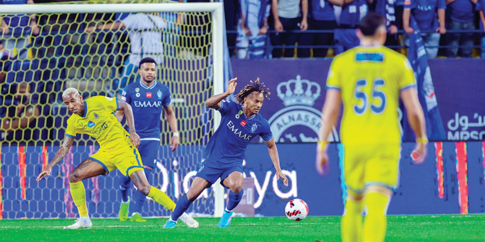  الهلال كرر رباعياته في النصر