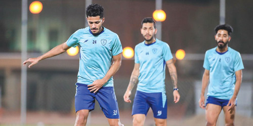 استعدادًا لمواجهة الهلال 