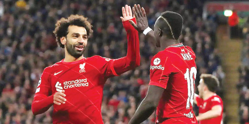  ماني وصلاح لعبا 6 مواسم سوياً مع ليفربول