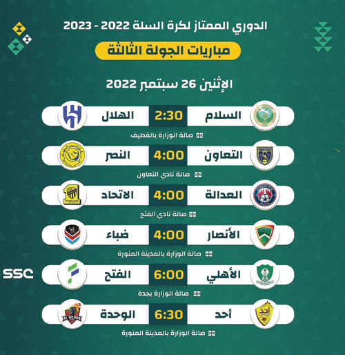 اليوم (6) مباريات في الدوري الممتاز لكرة السلة 