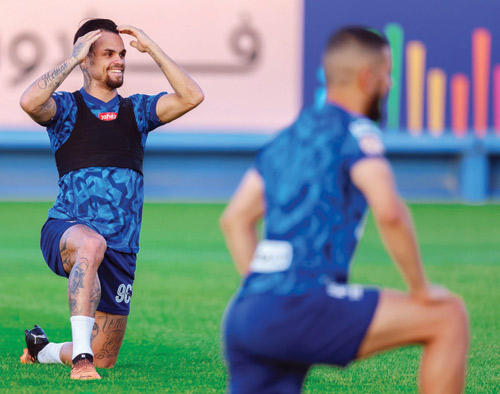 من تدريبات الهلال