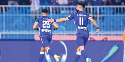 الهلال يفكك حواجز العدالة الدفاعية ويقفز للوصافة 