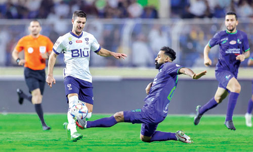  من مباراة سابقة بين الهلال والفتح