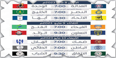 مباريات الجولة 26 وجدول الترتيب بعد نهاية الجولة 25 بدوري روشن 