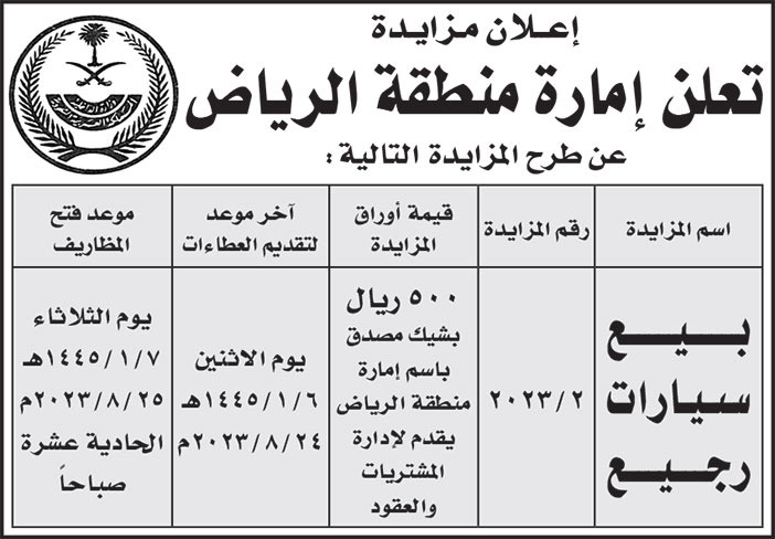 إعلان إمارة منطقة الرياض 