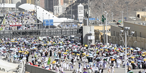 ضيوف الرحمن في مشعر منى 