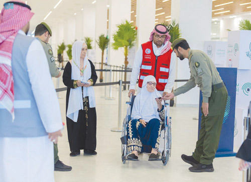 منفذ جديدة عرعر الحدودي يواصل توديع حجاج العراق 