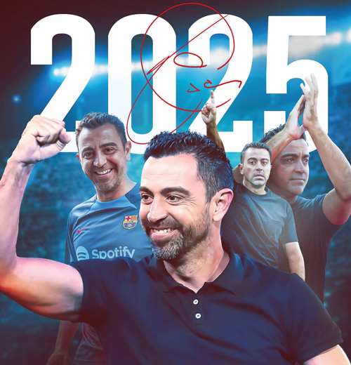 برشلونة يعلن تجديد عقد تشافي حتى 2025 