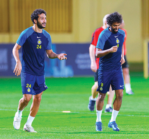 من تدريب النصر