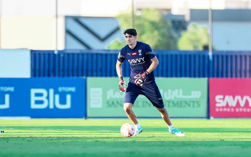  بونو وتمبكتي شاركا في المران الأخير وتصدرا قائمة الهلال